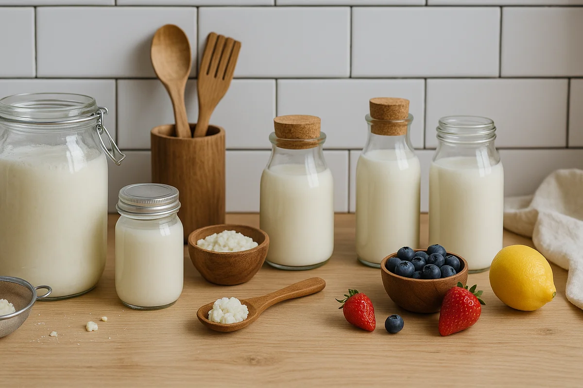 Andregjæring av kefir