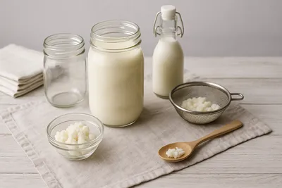 Hvilken sil er best for kefirkorn?