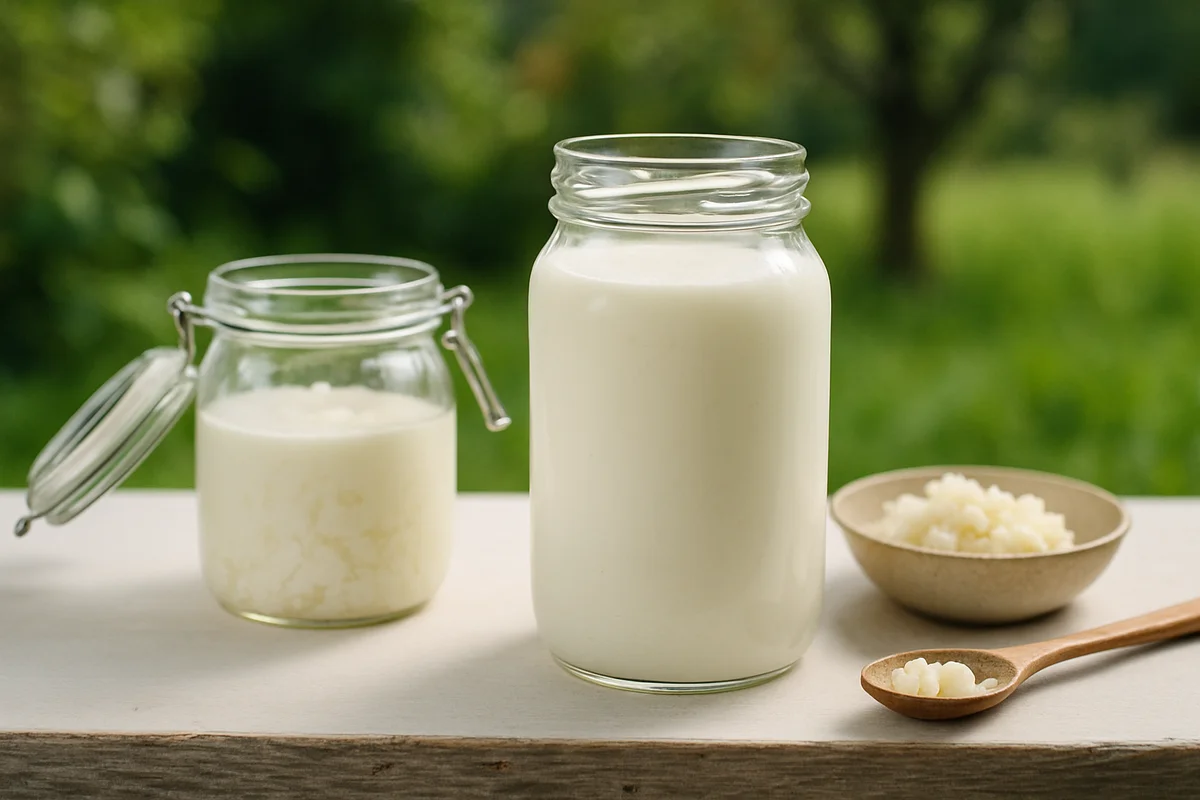 Flasker til andregjæring av kefir